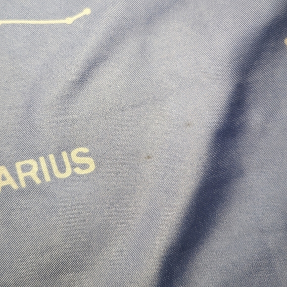 J. Crew Astrology / Astrological Scarf in White and Pale Blue - Picture 4 of 4